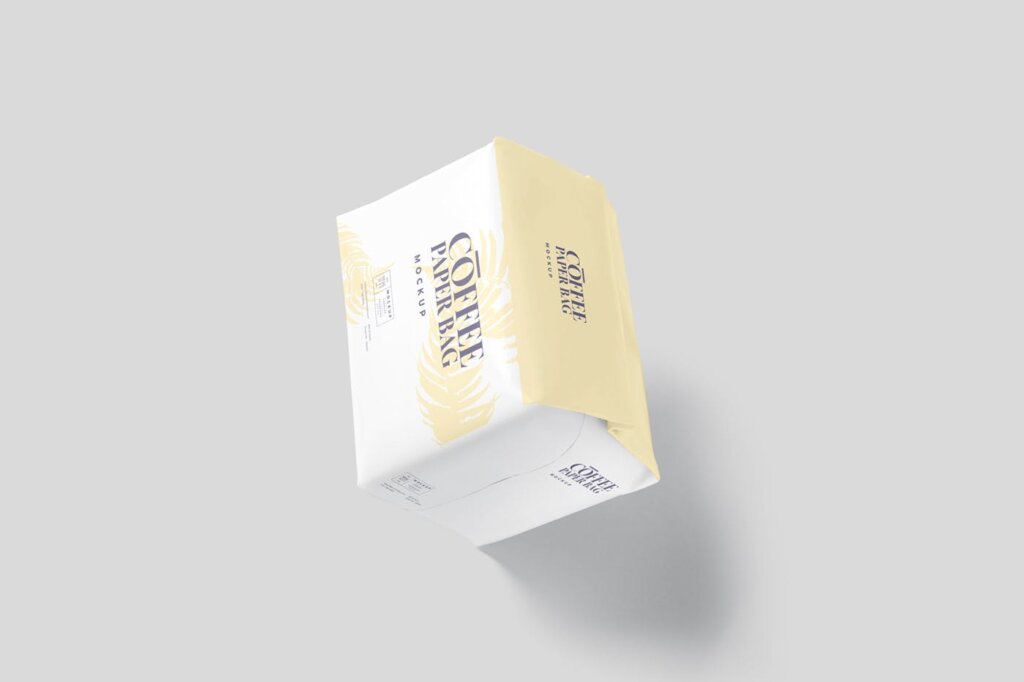 商务方形咖啡袋包装模型样机素材Coffee Paper Bag Mockup PSDs – Small Size插图4