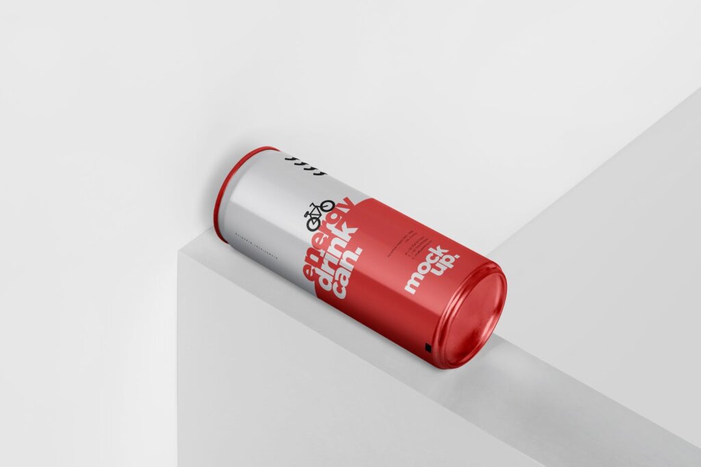 神奇能量饮料模型样机素材下载Energy Drink Can Mock-Up – 250 ml插图4