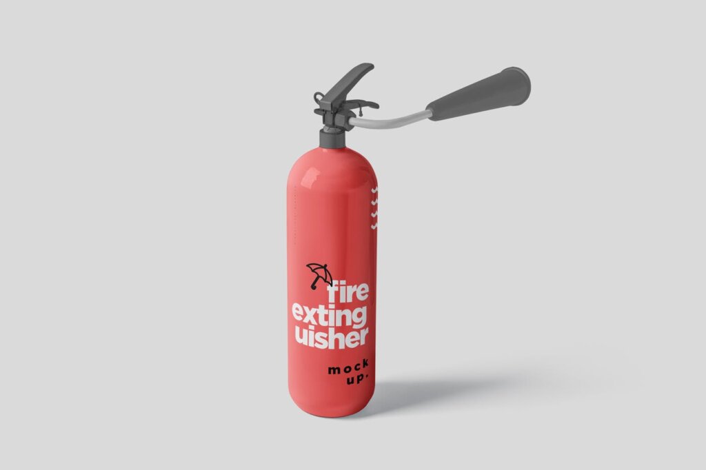 高端灭火器模型样机素材下载Fire Extinguisher Mockup Set插图4