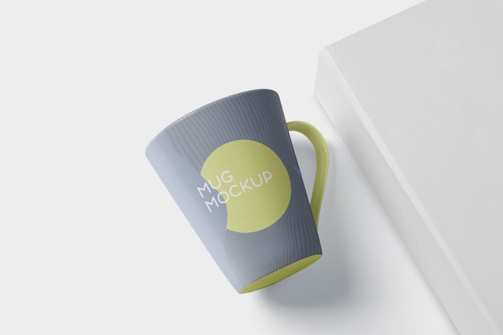 优质文艺的杯子/咖啡杯样机模型素材下载Mug Mockup Cone Shaped插图4