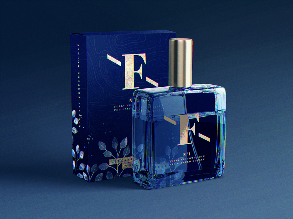 品牌包装香水模型样机素材下载Perfume Packaging MockUp插图4