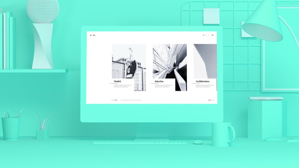精致高端iMac模型样机素材下载Colorful iMac Mockup EZKMRYF插图5