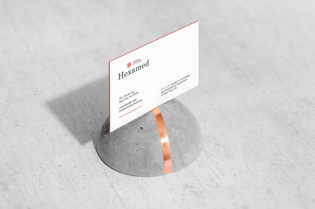 高端奢侈房地产模型样机素材Hexamed Branding Mockup插图5