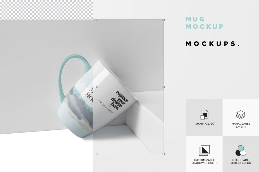 精致文艺马克杯模型样机素材Mug Mockup 2ZPCXCN插图5