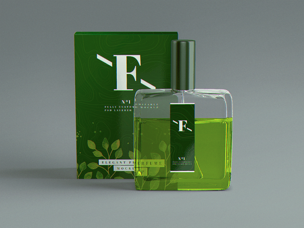 品牌包装香水模型样机素材下载Perfume Packaging MockUp插图5