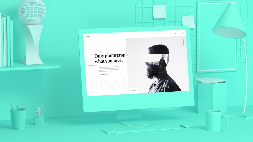 精致高端iMac模型样机素材下载Colorful iMac Mockup EZKMRYF插图6