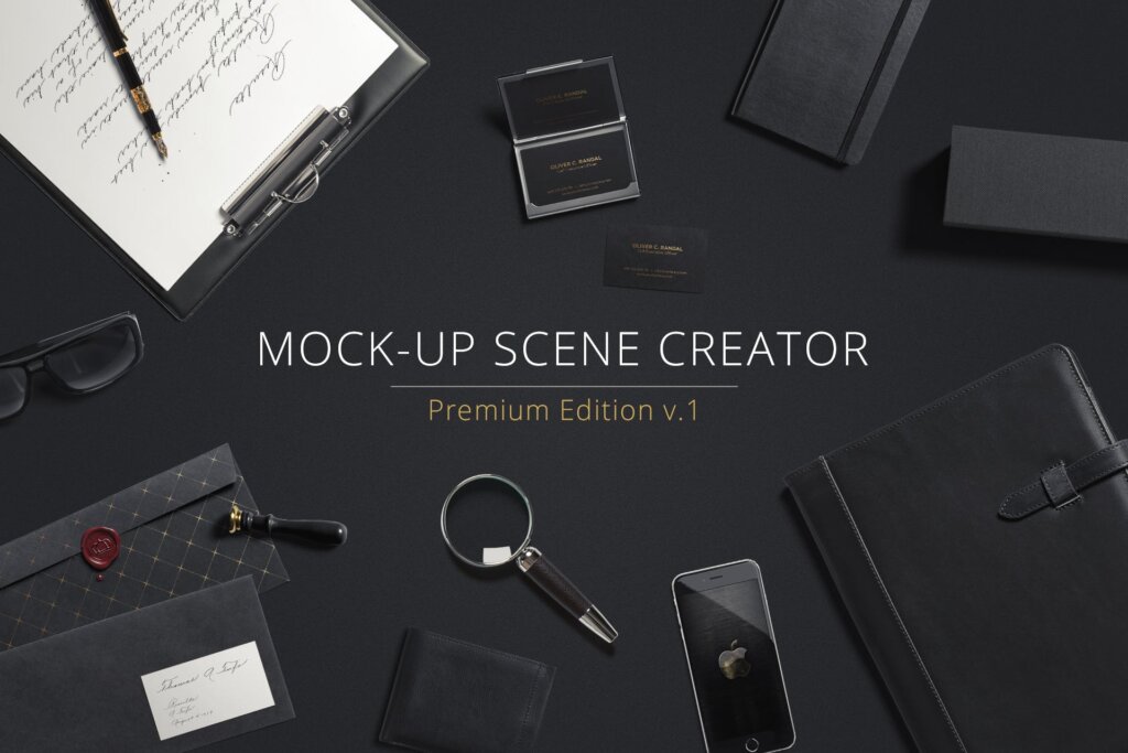 企业品牌办公文具装饰模型素材样机下载Multipurpose Mock Up Creator插图7