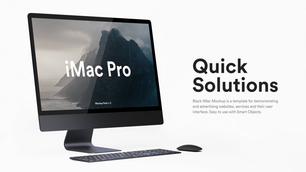 苹果电脑多角度样机素材模型下载iMac Pro Kit插图7