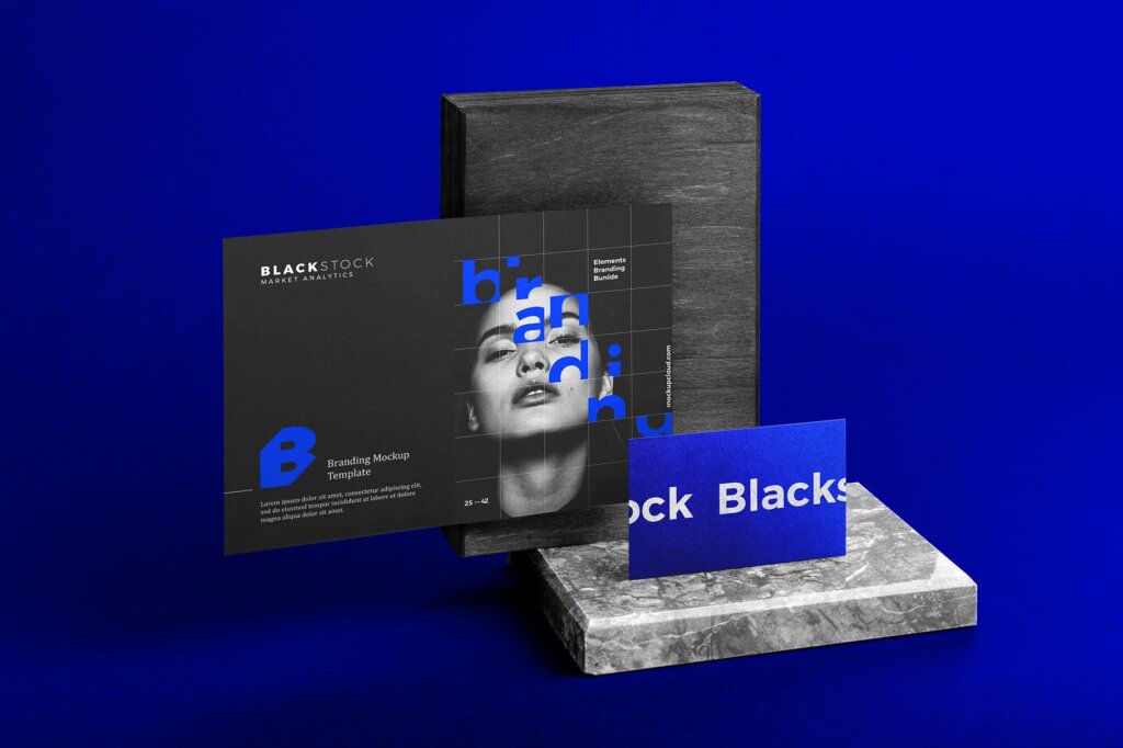 专业品牌黑色识别系统模板素材样机下载OBlackstone Branding Mockup Vol 2插图8