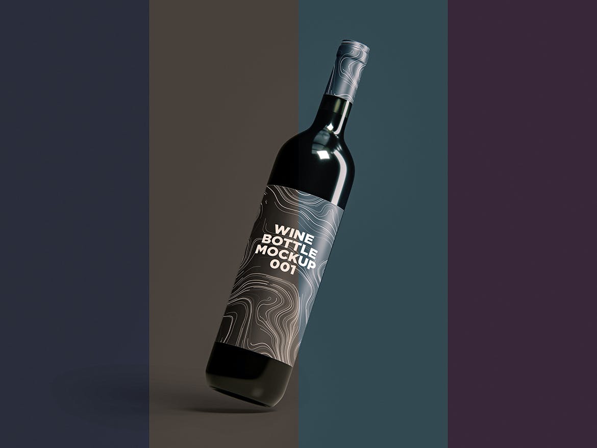 高端品牌国外葡萄酒瓶模型样机素材001EPES8X2插图4