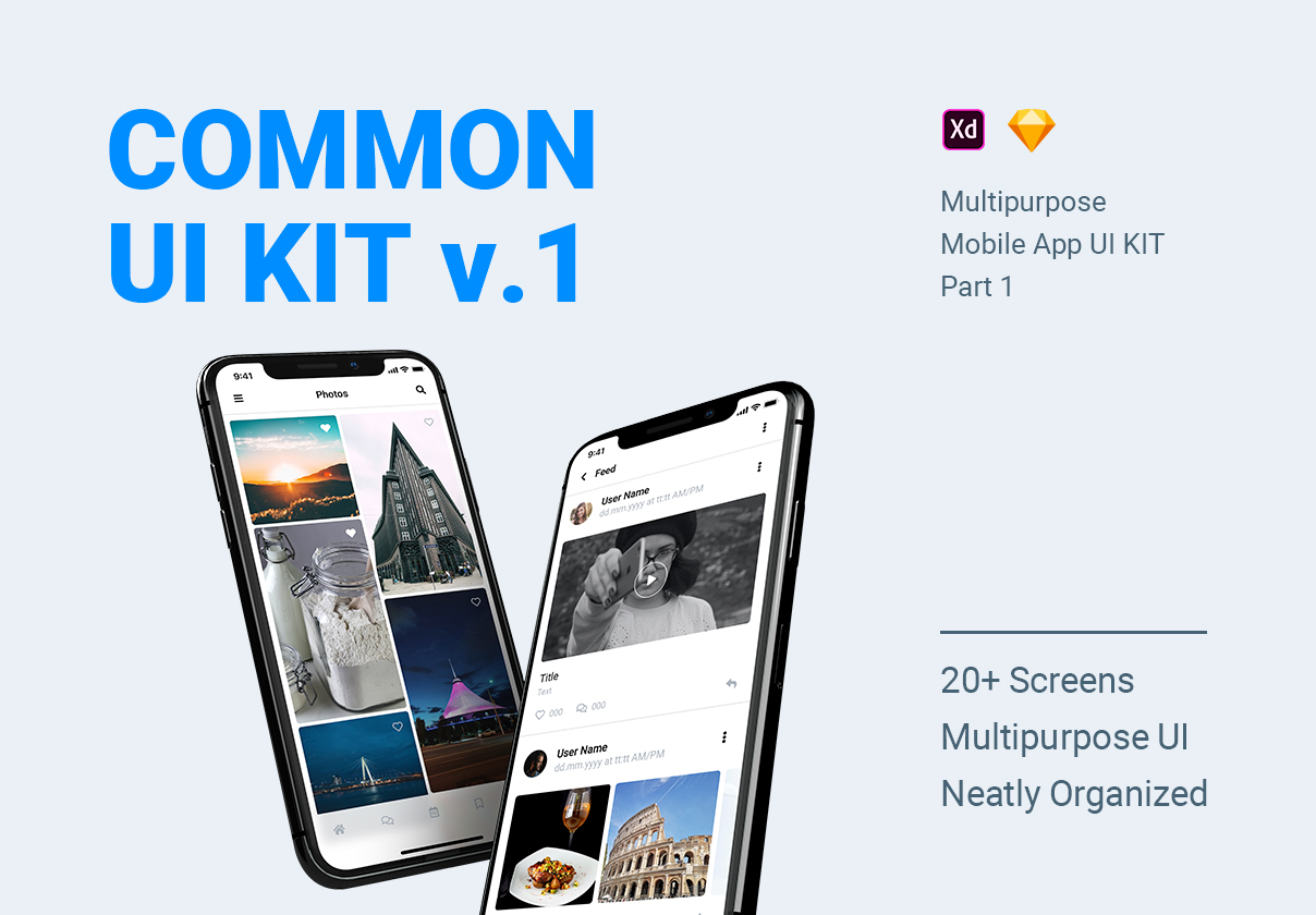 通用UI套件v.1-多功能UI套件第1部分COMMON UI KIT v.1 – Multipurpose UI KIT Part 1插图