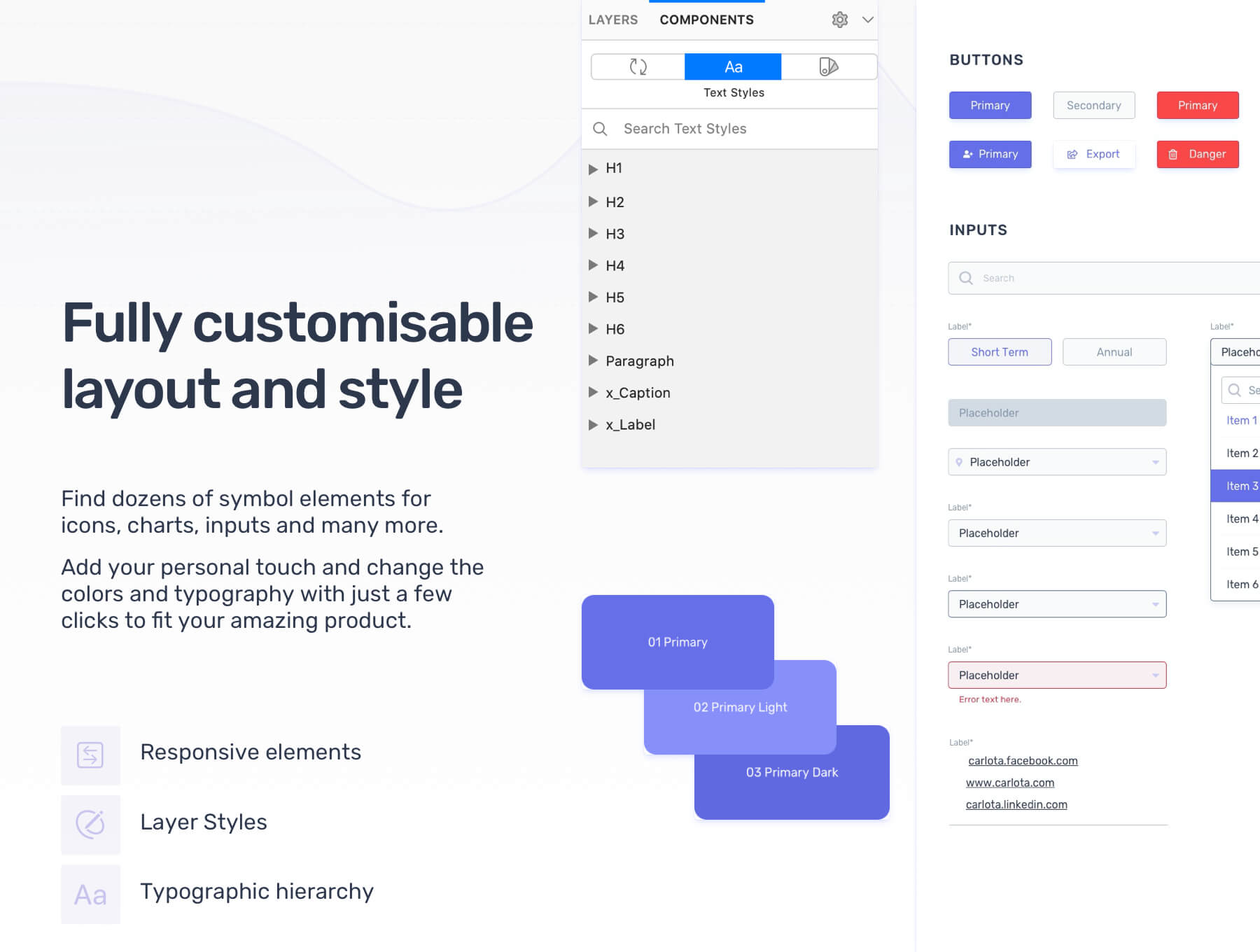 互联网中台系统仪表板Web UI套件模版素材下载 Indigo Insurance Admin Dashboard Web UI Kit插图4