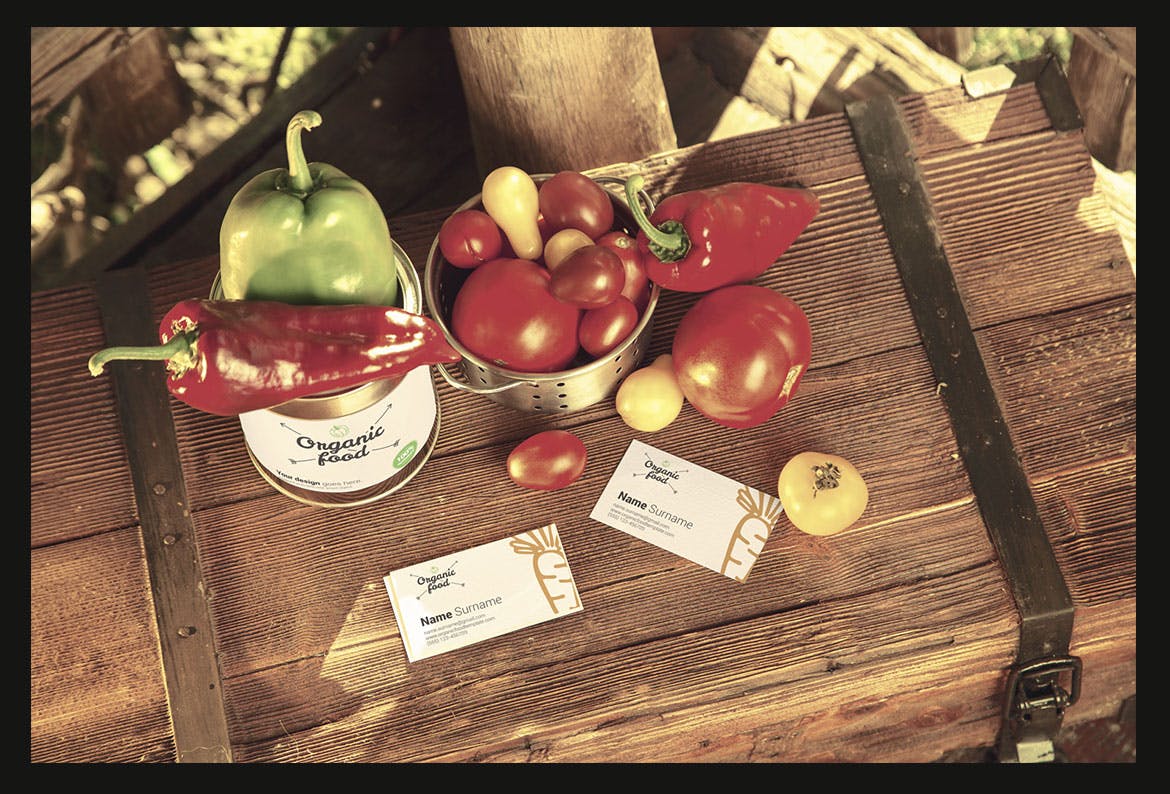 精致高端有机食品摄影样机/蔬菜KNGHK7插图8