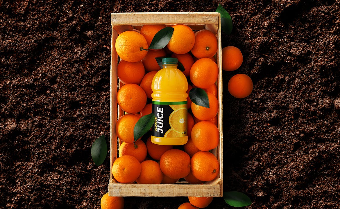 橙汁瓶外包装样机模板素材样机下载FV3AZ4D插图4