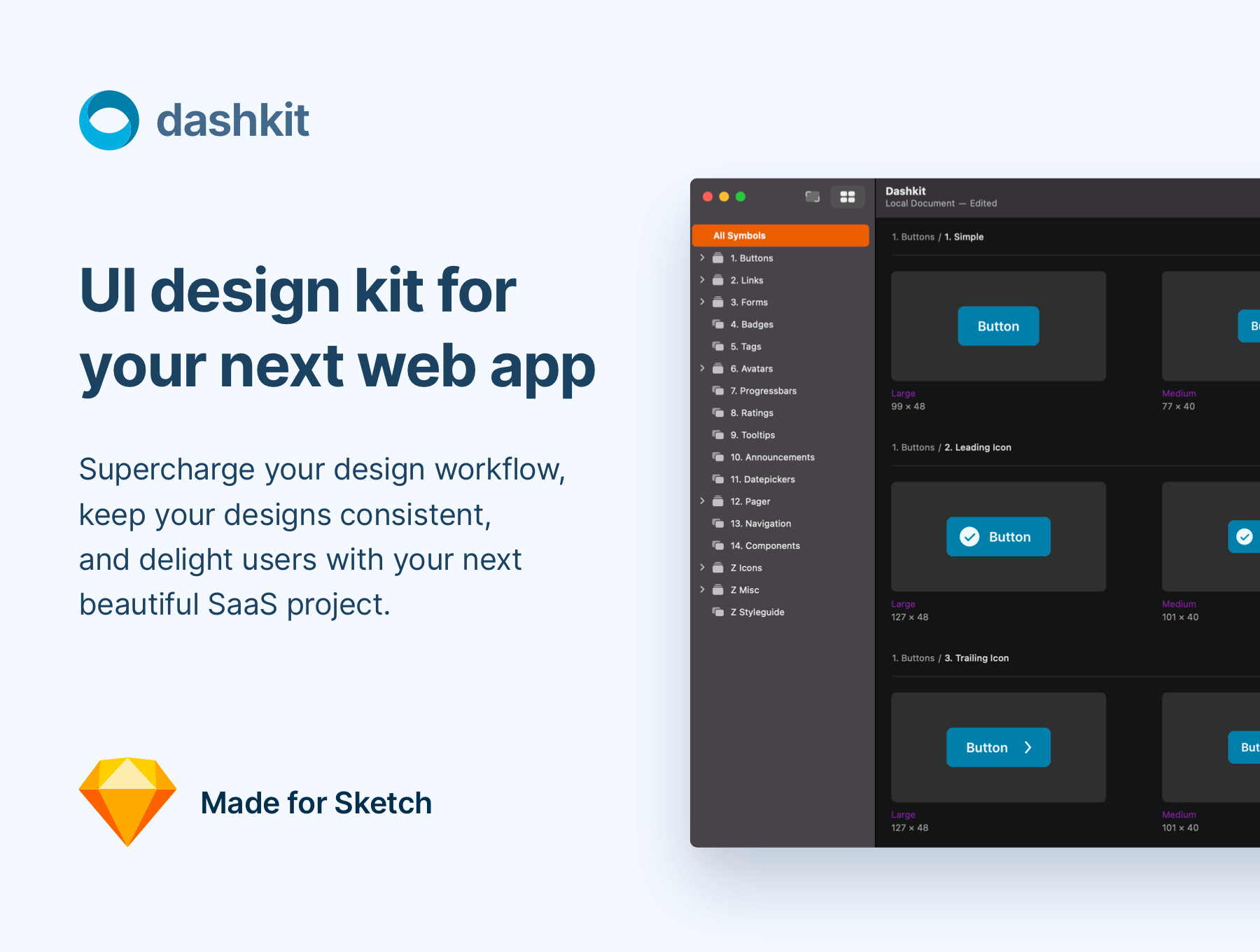 系统中台后台控件模板类素材Dashkit UI插图2