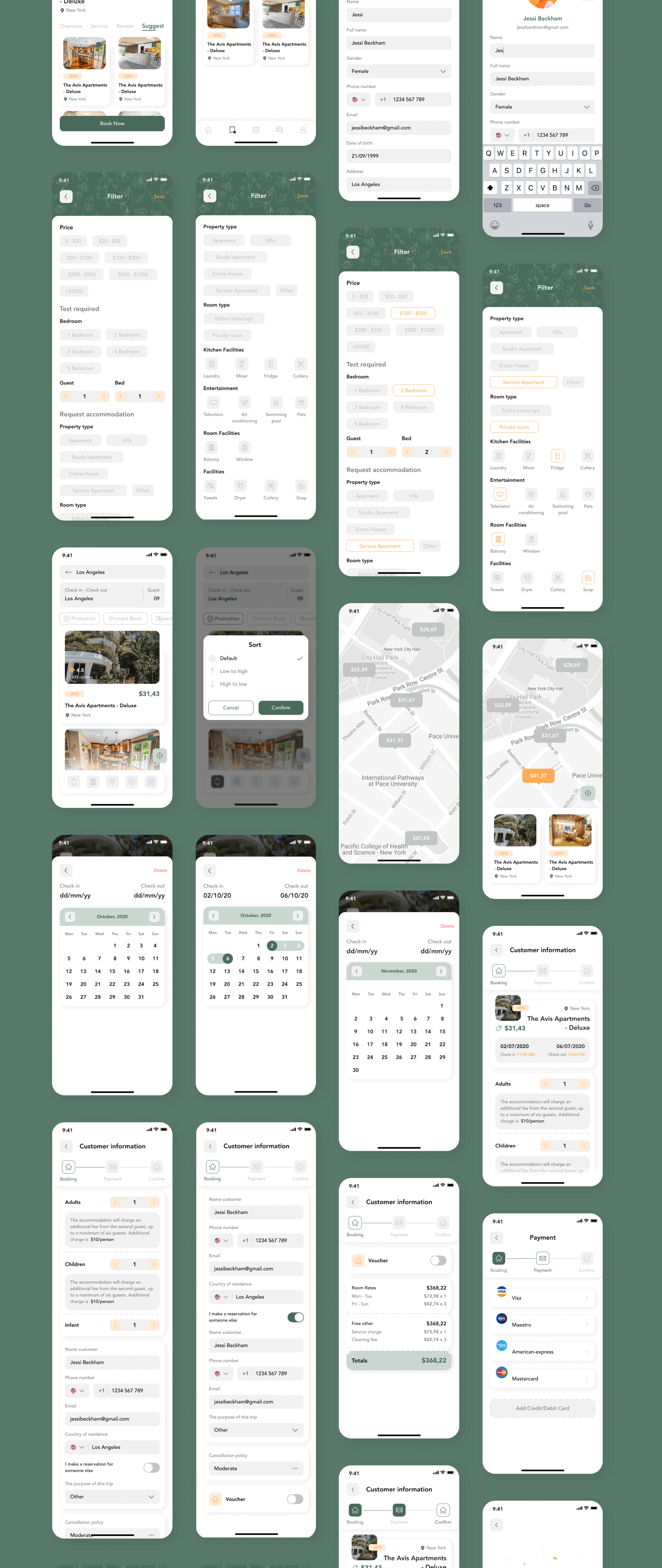 在线预定平台模板素材瞎子啊UrHom – Booking App UI Kit插图3