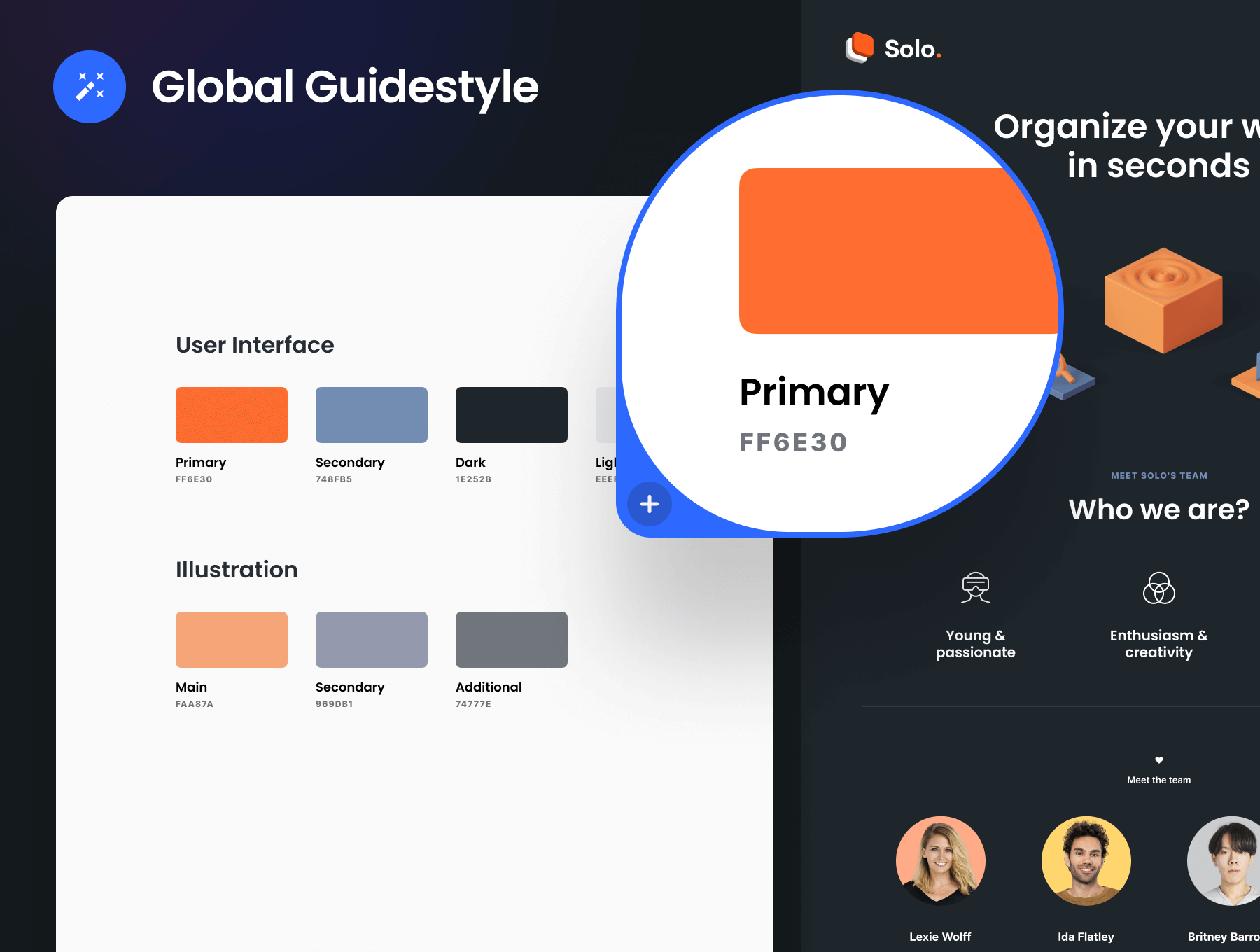 登陆页面工具包素材模版素材Solo SaaS Landing Page Kit插图3