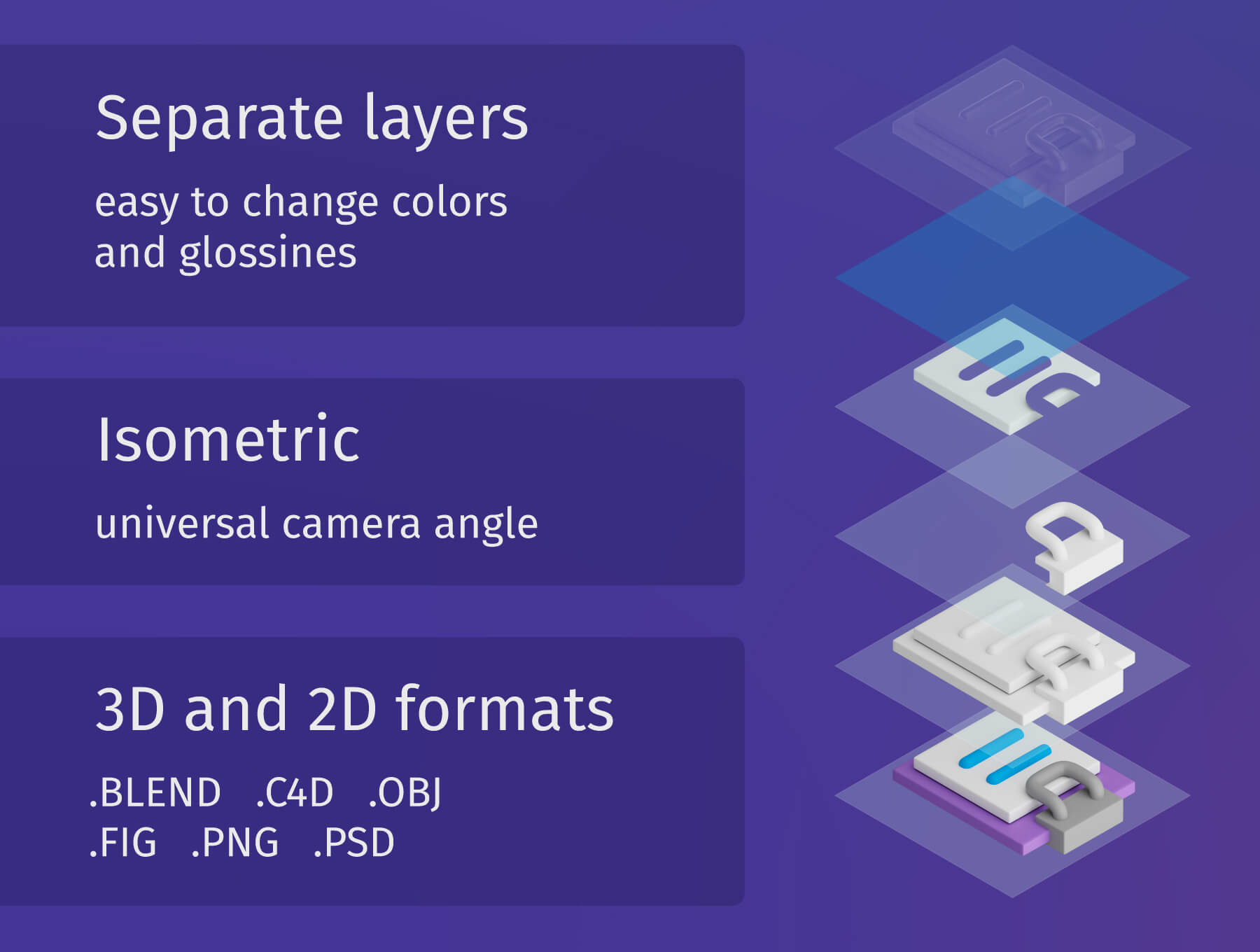 3D插图VR 项目模版素材3D isometric medical icons插图2