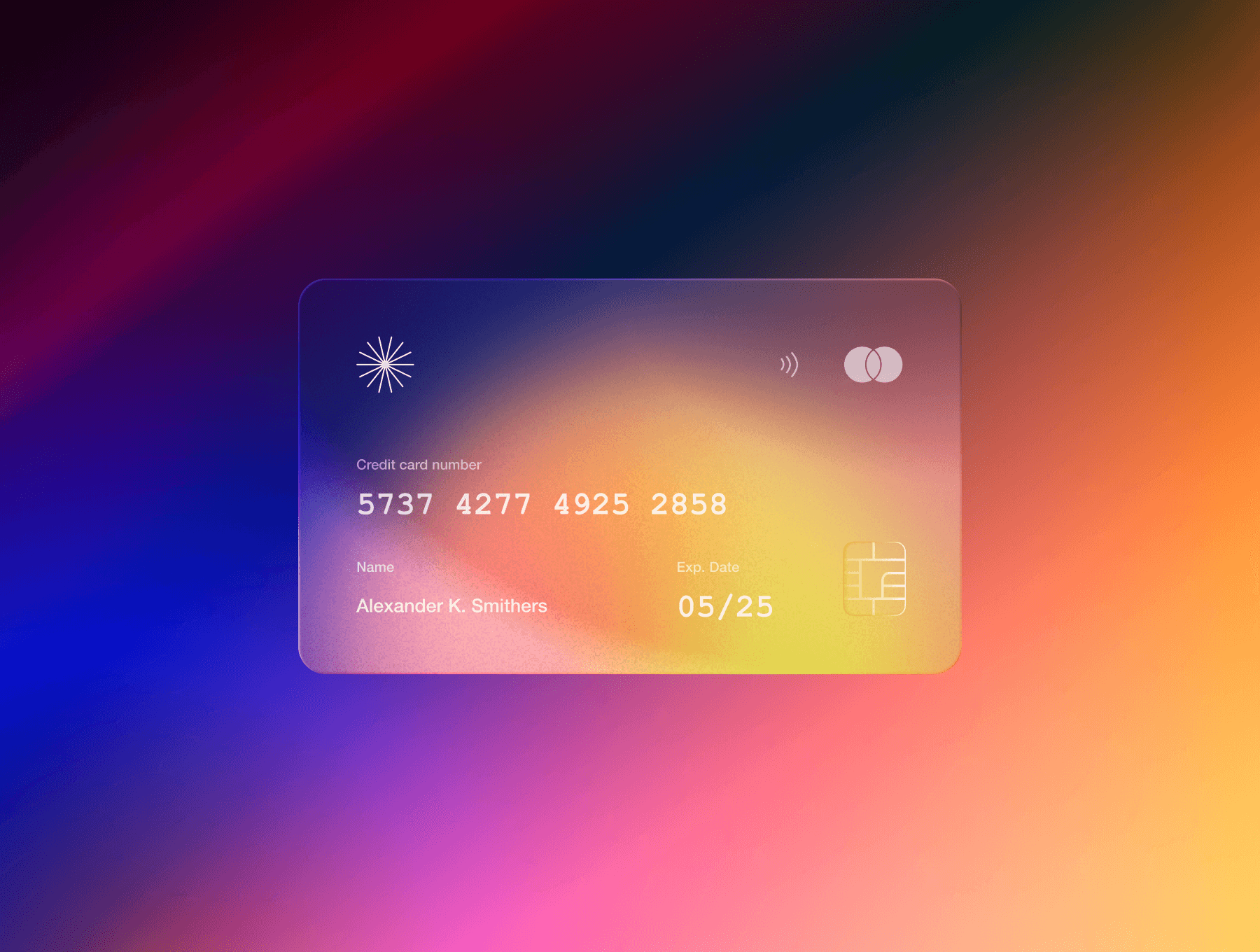 概念渐变风格银行卡样机3D Metal Credit Card Mockups – Fintech & SaaS插图3
