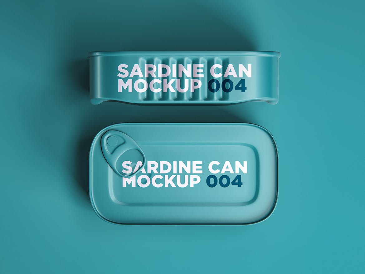 金属罐头模板样机素材sardine-can-mockup-004插图2