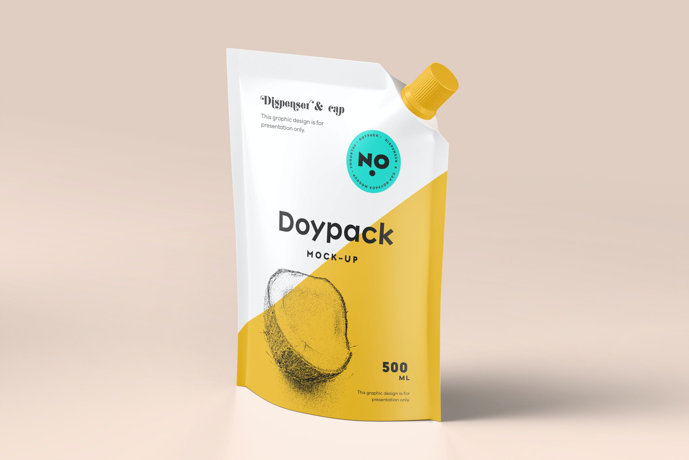 固体饮料包装袋食品包装袋模板样机Doypack Mock-up 5  UKZS3E5插图5