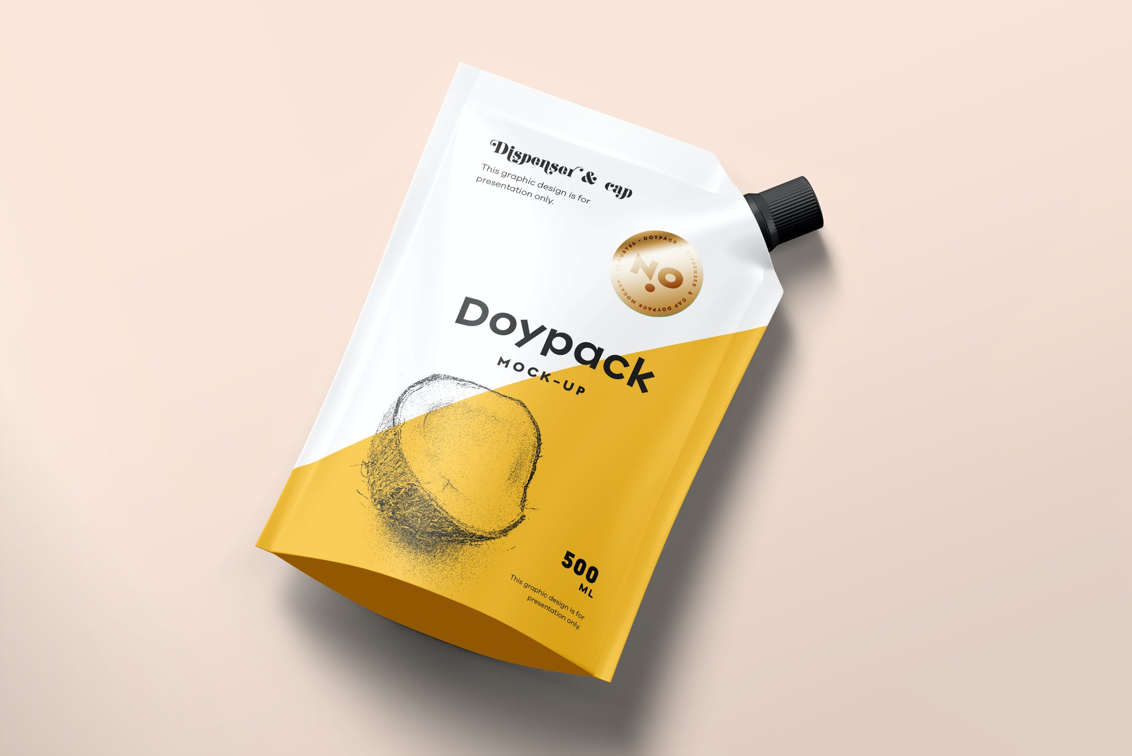 固体饮料包装袋食品包装袋模板样机Doypack Mock-up 5  UKZS3E5插图3