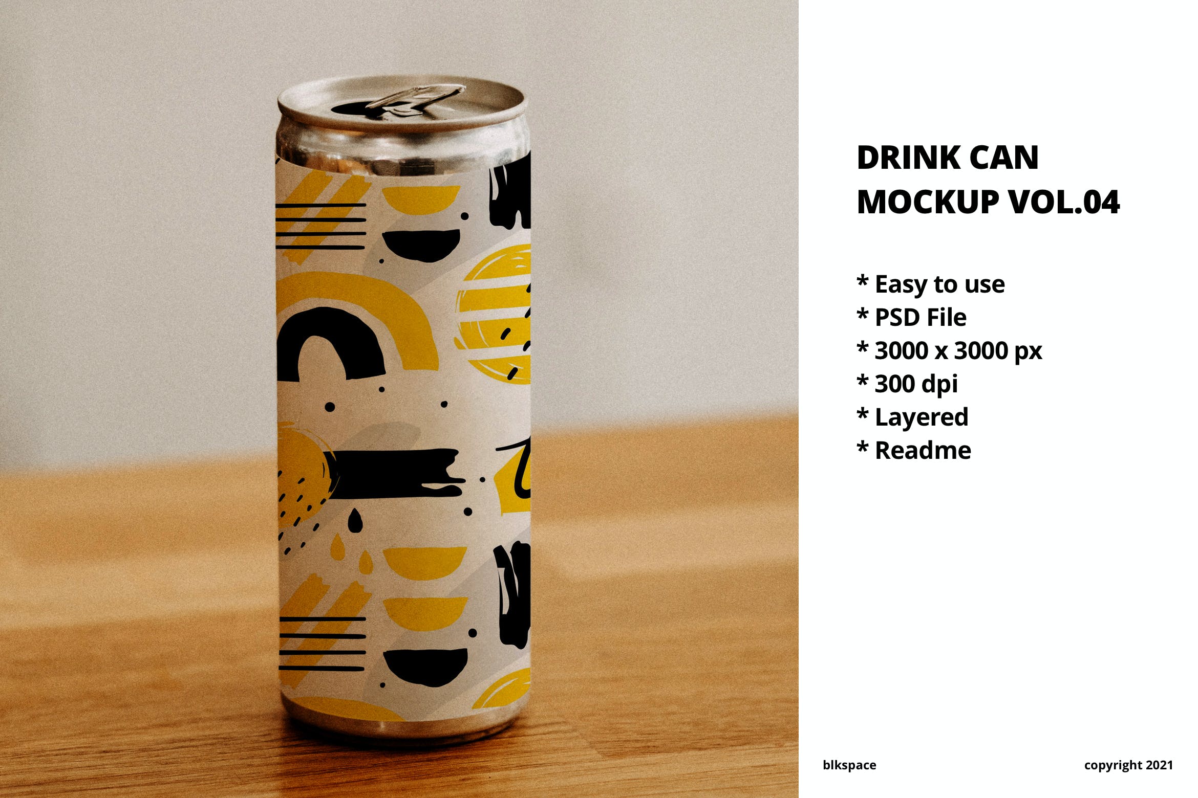 饮料罐实物模型体积Drink Can Mockup Vol.04  KZCVHMF插图