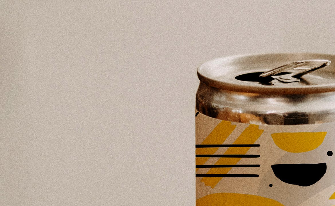 饮料罐实物模型体积Drink Can Mockup Vol.04  KZCVHMF插图1