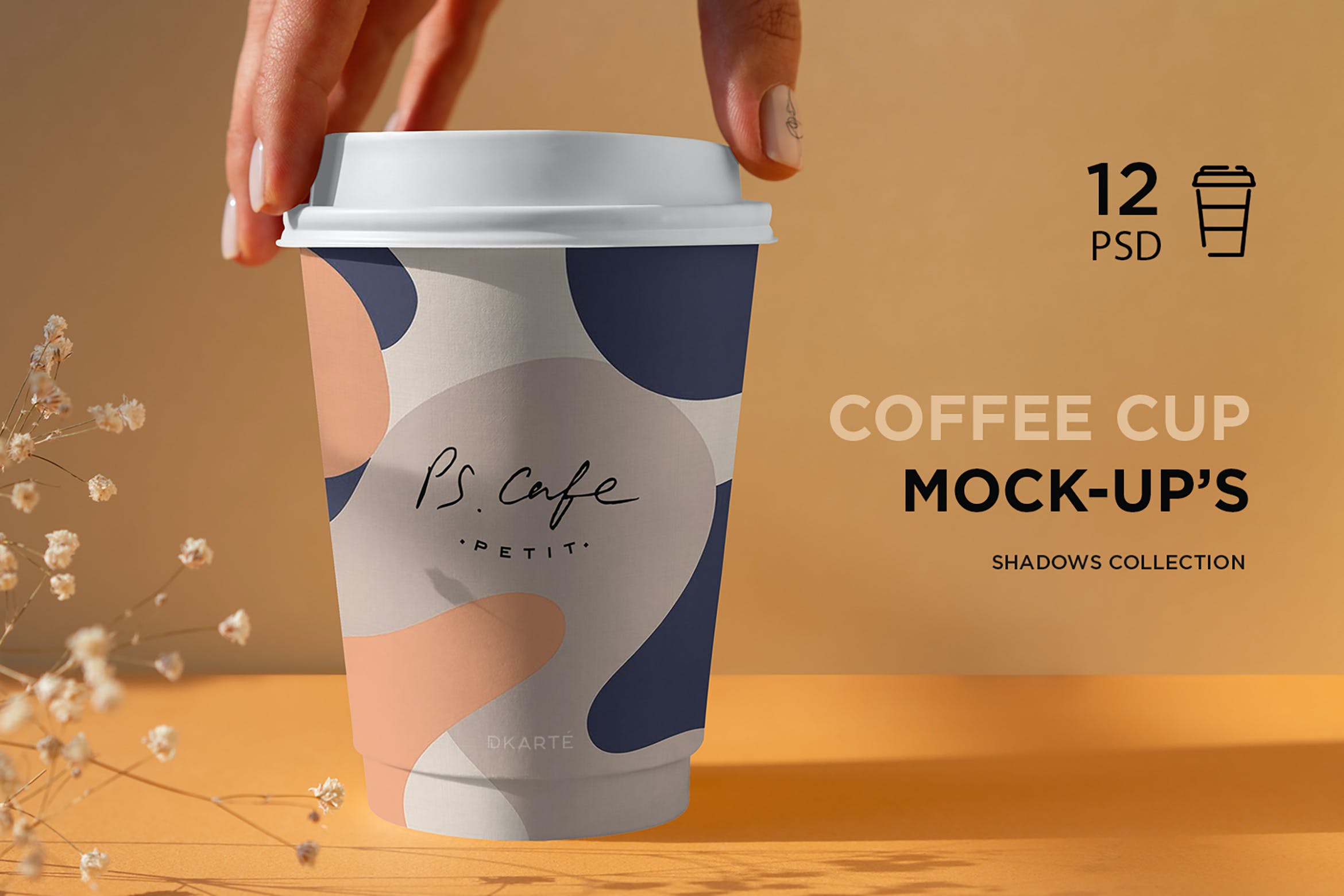 咖啡杯实物模型Coffee Cup Mock Up  8YNNKH3插图