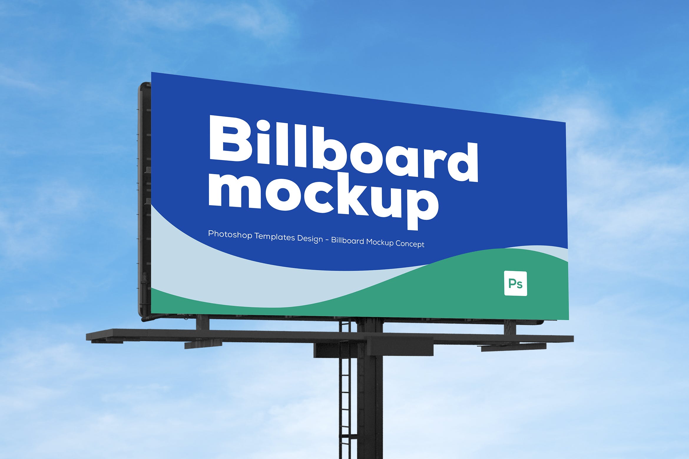 广告牌实物模型Billboard Mockup  LRTXRQK插图