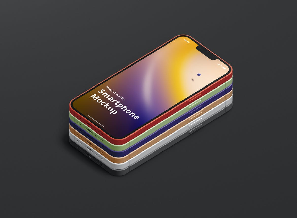 手机13 Pro Max实物模型Phone 13 Pro Max Mockup  SCNFULY插图8