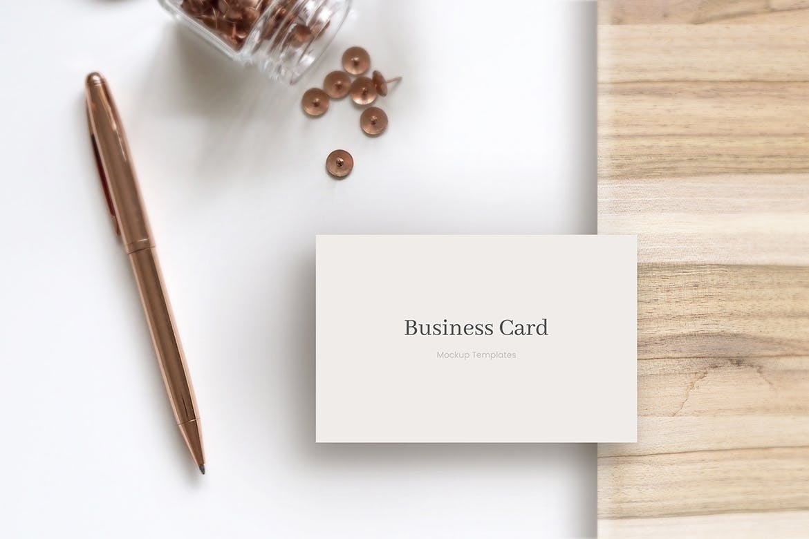 商业卡片模板素材企业品牌样机Business Card Mockup   G2N2HMS插图8