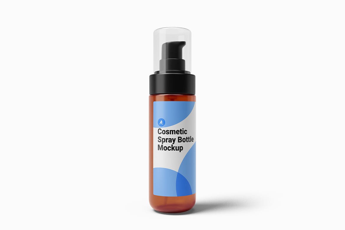 化妆品喷雾瓶实物模型Cosmetic Spray Bottle Mockup Vol.1  AQLFEN5插图1