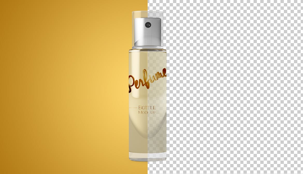 香水喷雾瓶样机模板素材Perfume spray bottle  YA7SB4L插图1
