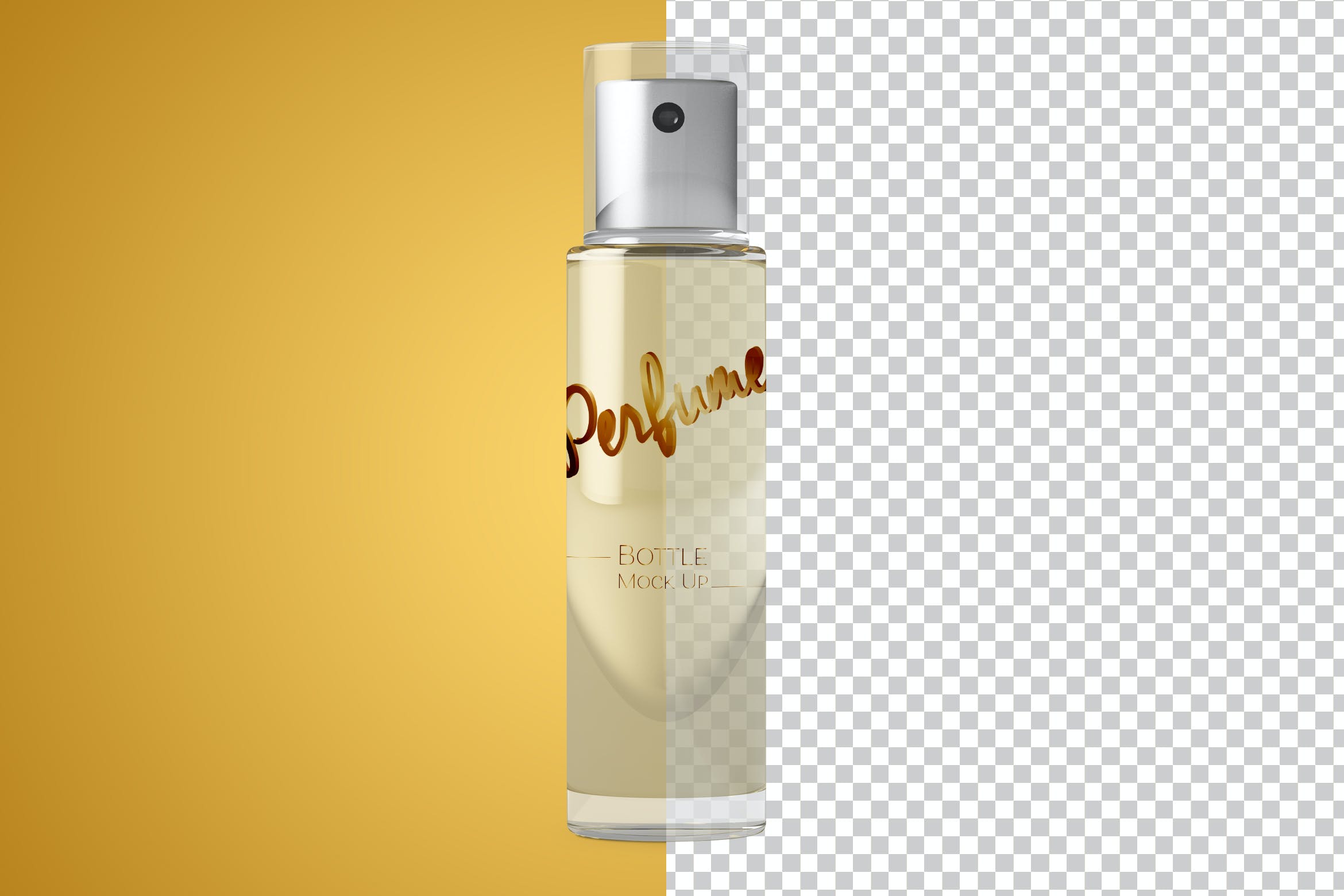 香水喷雾瓶样机模板素材Perfume spray bottle  YA7SB4L插图