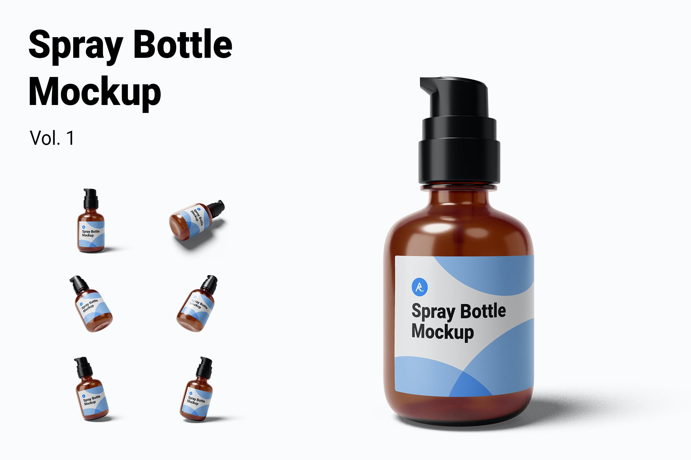 喷雾瓶模型第1卷Spray Bottle Mockup Vol.1   LU3NJN6插图