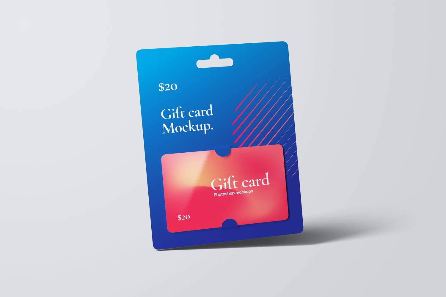 礼品卡实物模型样机模板素材Gift Card Mockups  BKQLXLX插图5