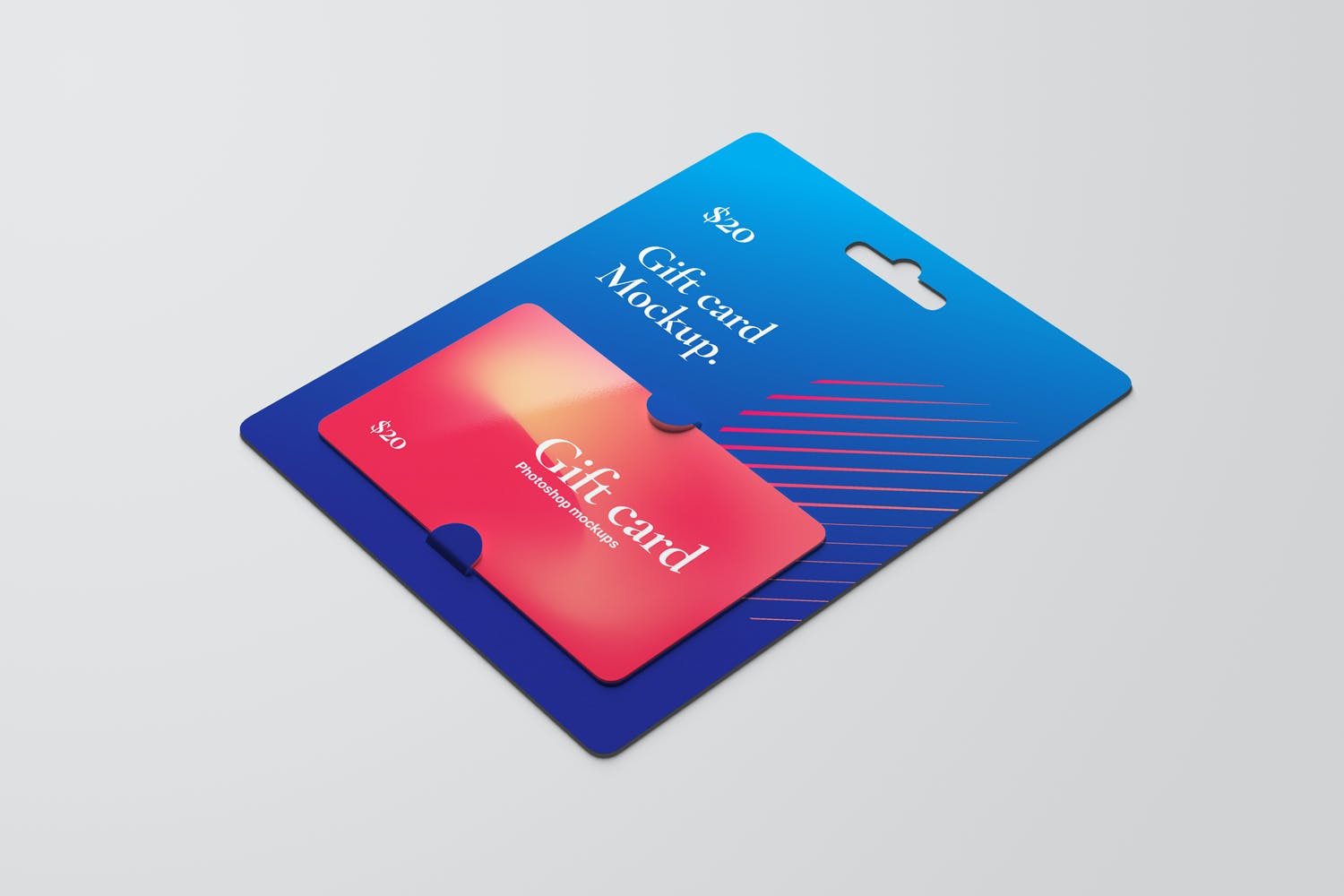礼品卡实物模型样机模板素材Gift Card Mockups  BKQLXLX插图6