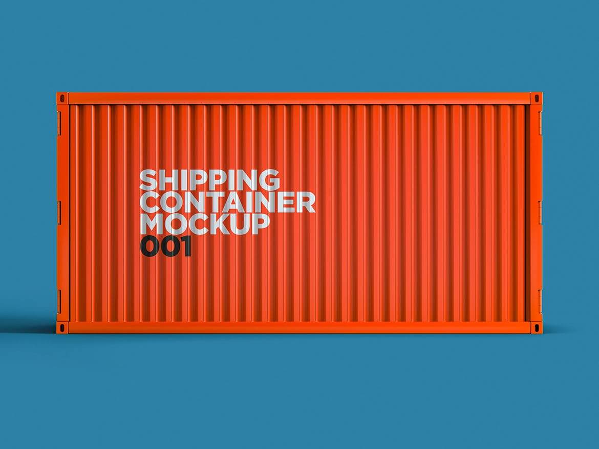 运输集装箱实物模型Shipping Container Mockup 001  L9577HN插图2