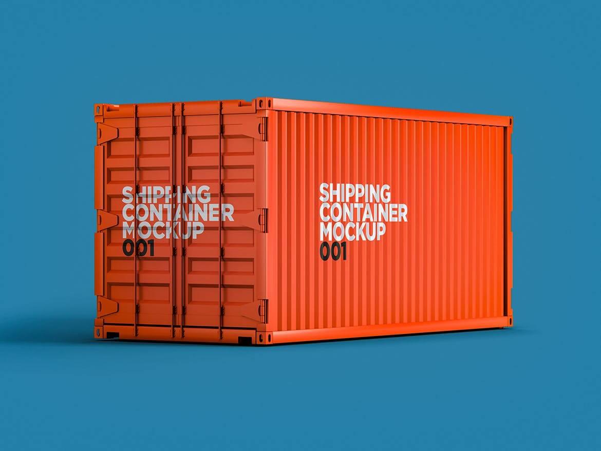 运输集装箱实物模型Shipping Container Mockup 001  L9577HN插图3