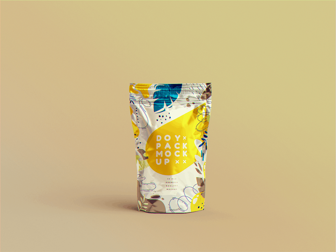 食品包装袋模板素材下载Doypack MockUp  754JETB插图5