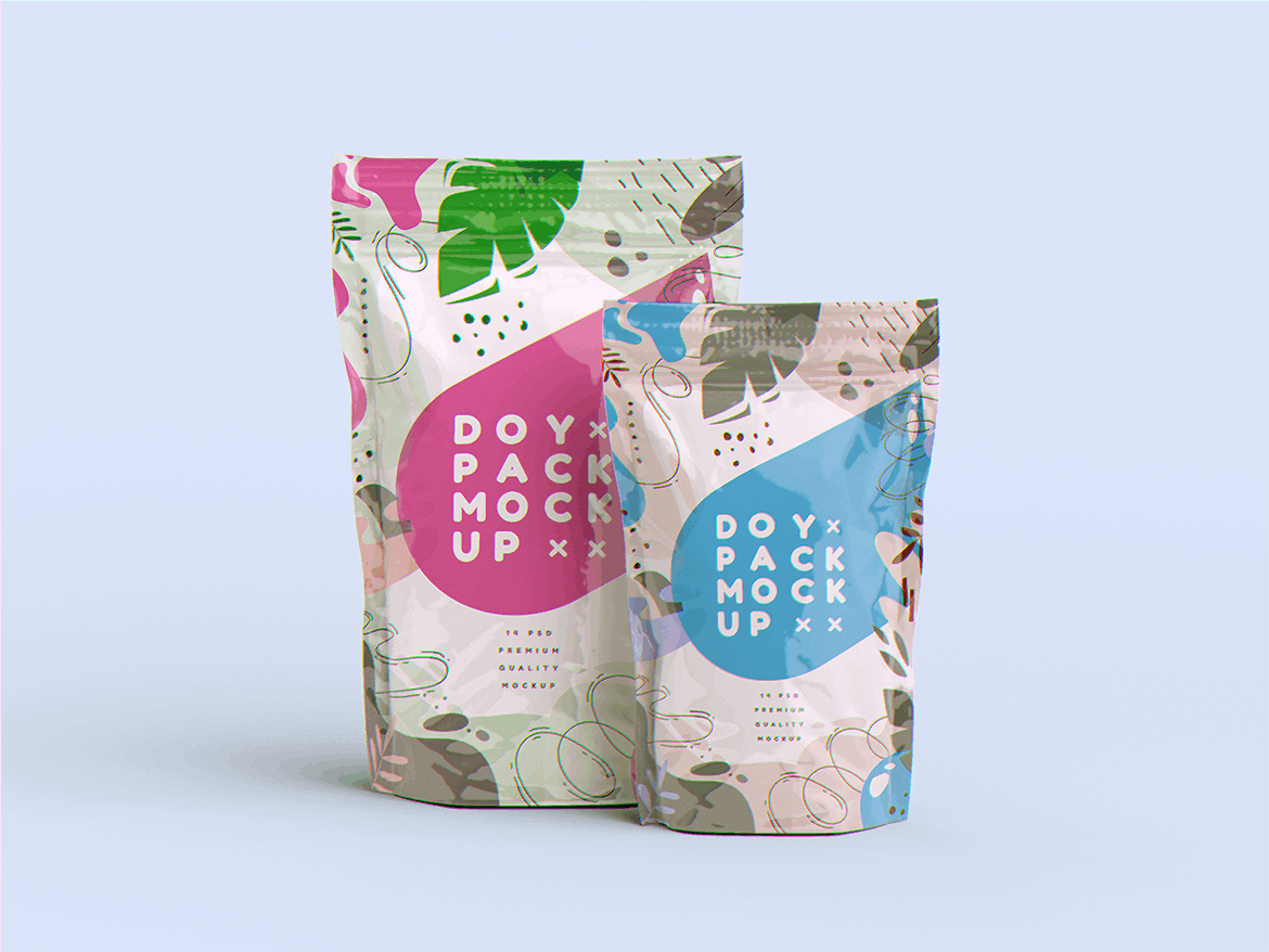 食品包装袋模板素材下载Doypack MockUp  754JETB插图6