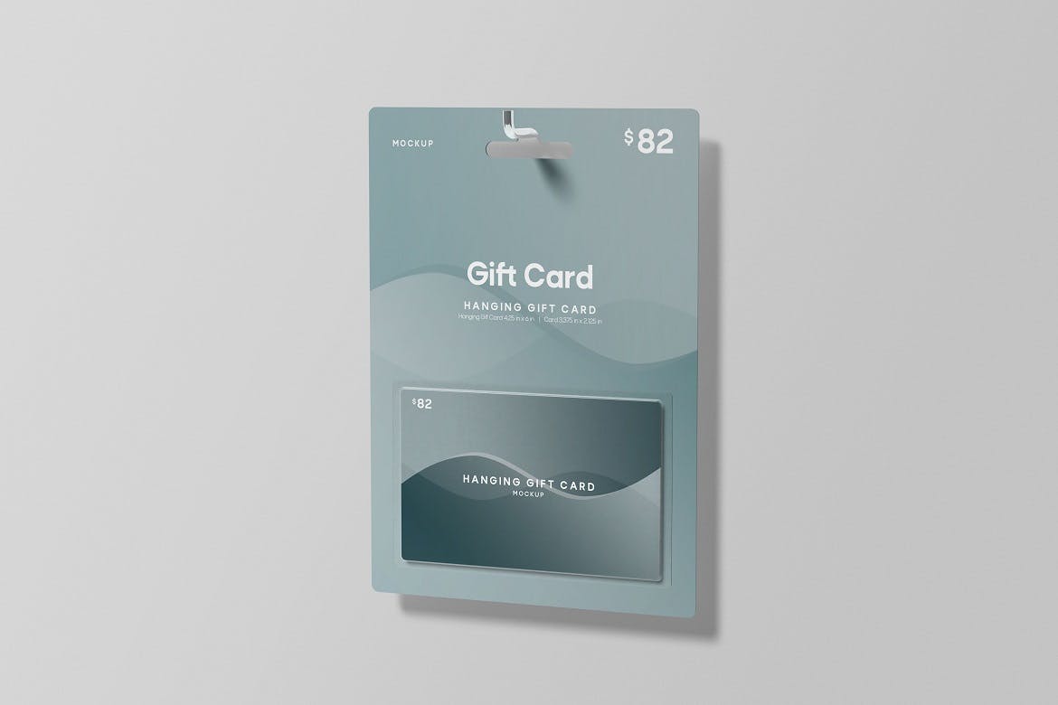 礼品卡实物品牌模型素材Gift Card Mockup  YMXWH6L插图1