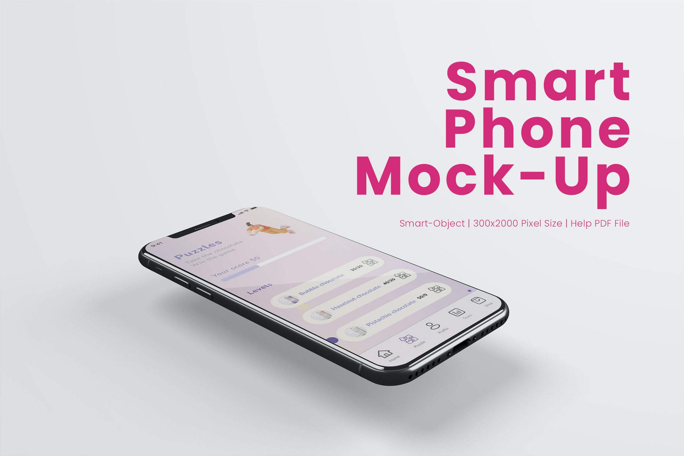 智能手机实物模型模板素材Smart-Phone Mockup插图