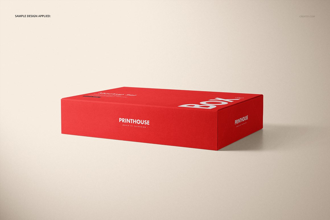 环保材料品牌包装盒产品物流包装盒样机素材模板插图3