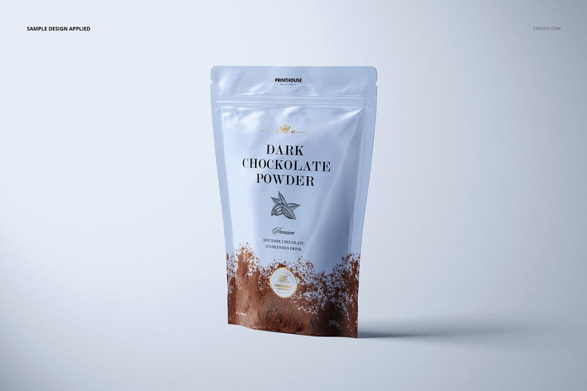 高端品牌咖啡食品包装袋样机模版素材插图6