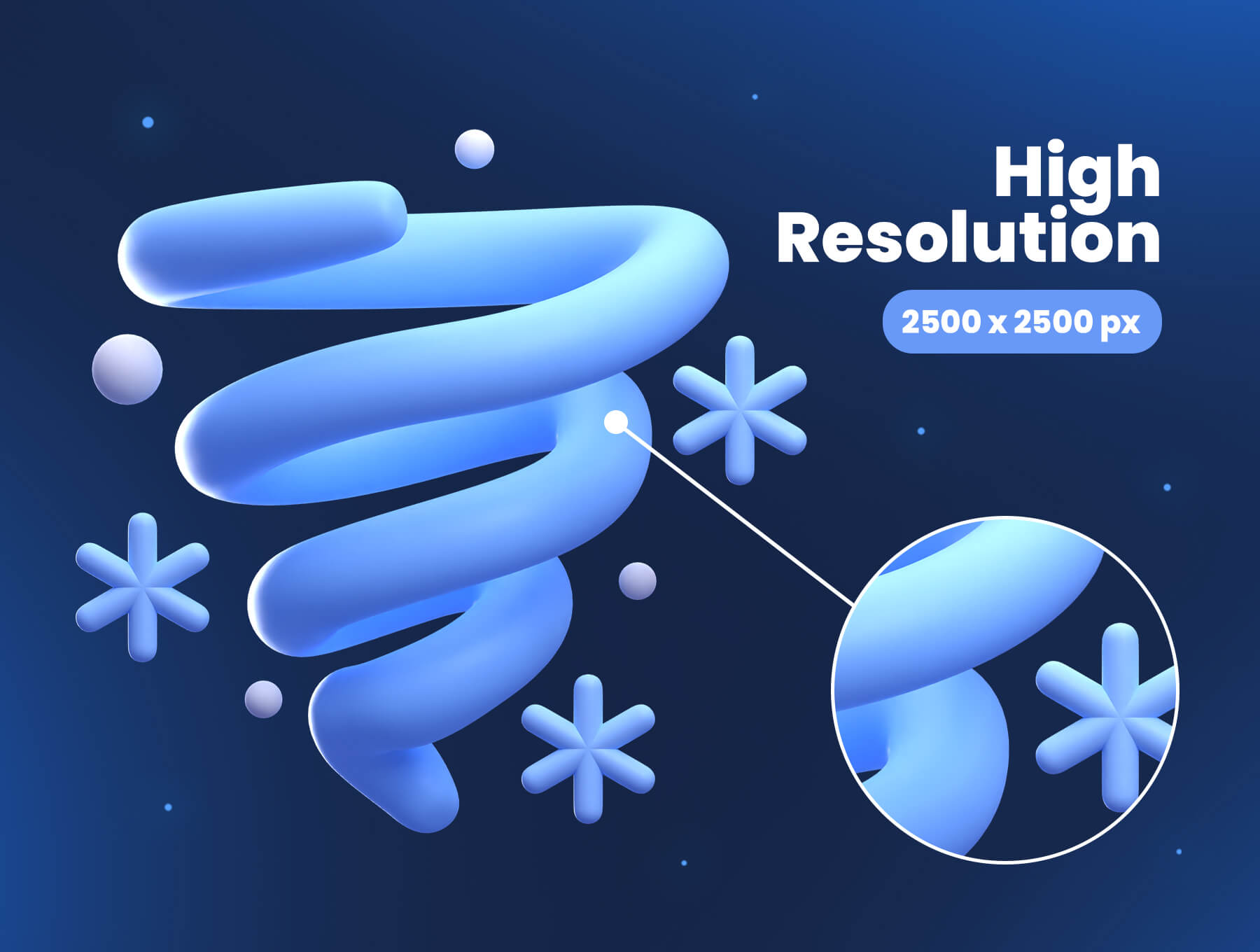 3D天气类图标拟物化轻质感图标合集Weather 3D Illustrations插图2