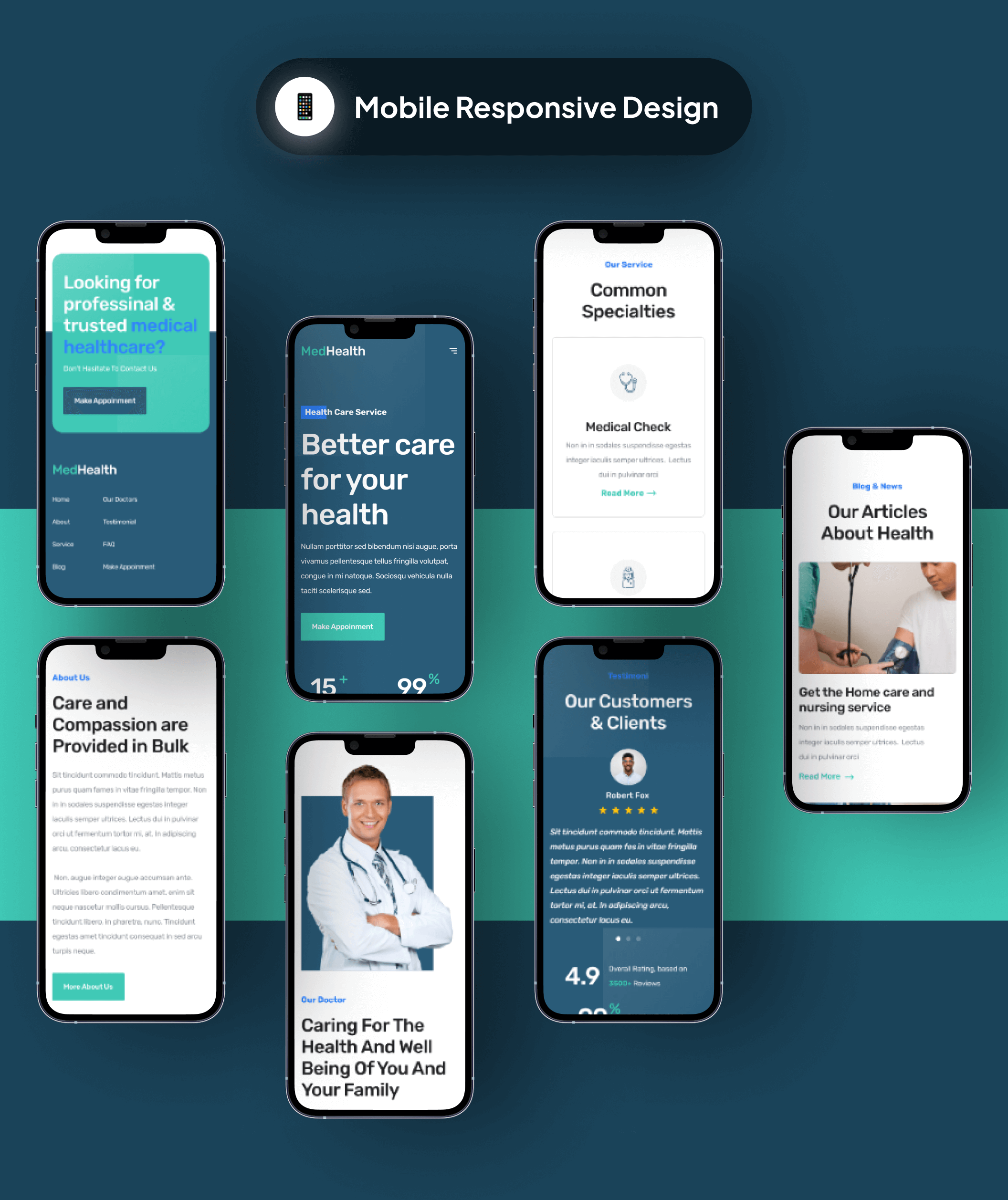 在线医疗保健网络模板模板素材MedHealth – Health Care Web Templates插图12