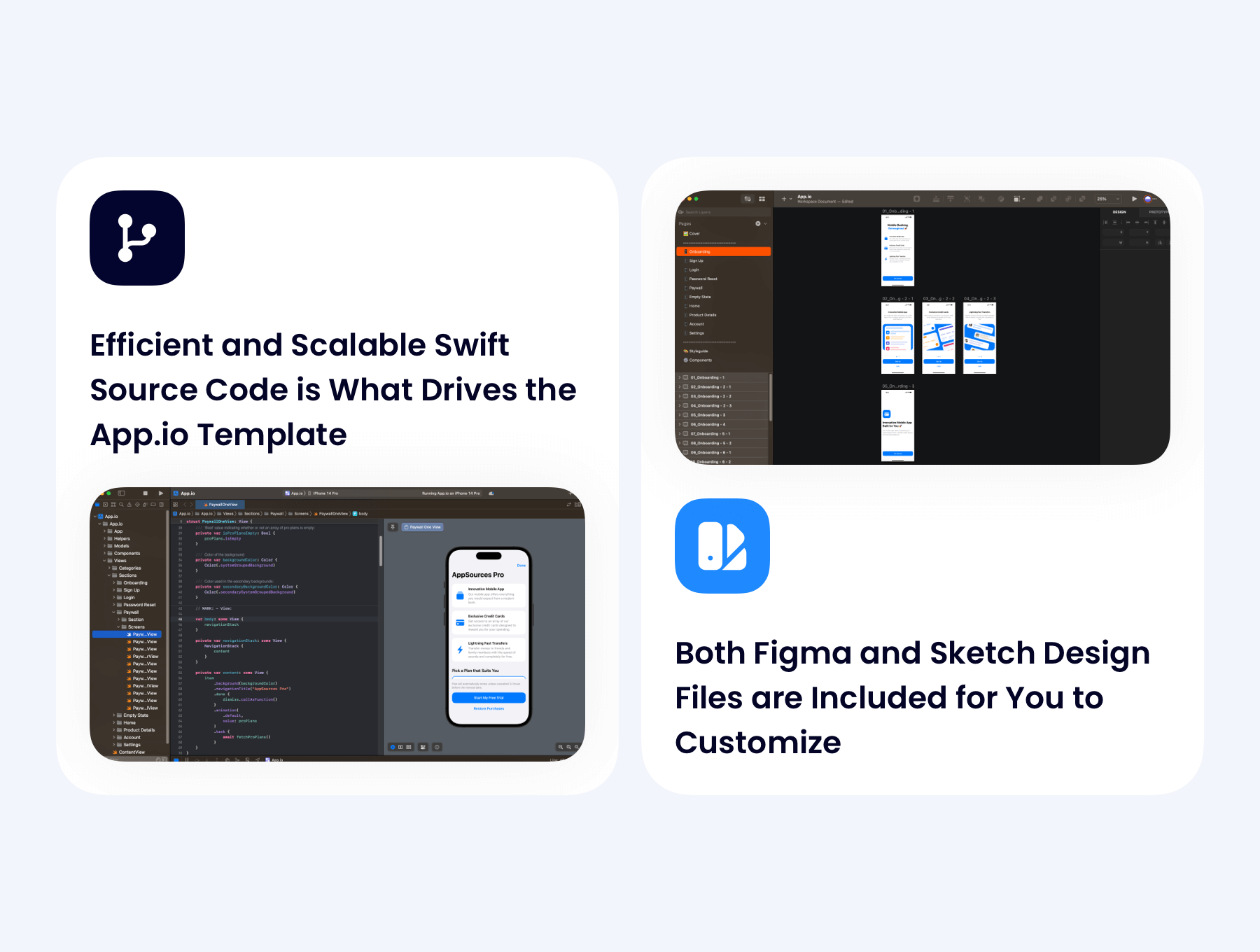 编码应用程序模板移动应用程序App.io – Coded App Template for iOS插图3