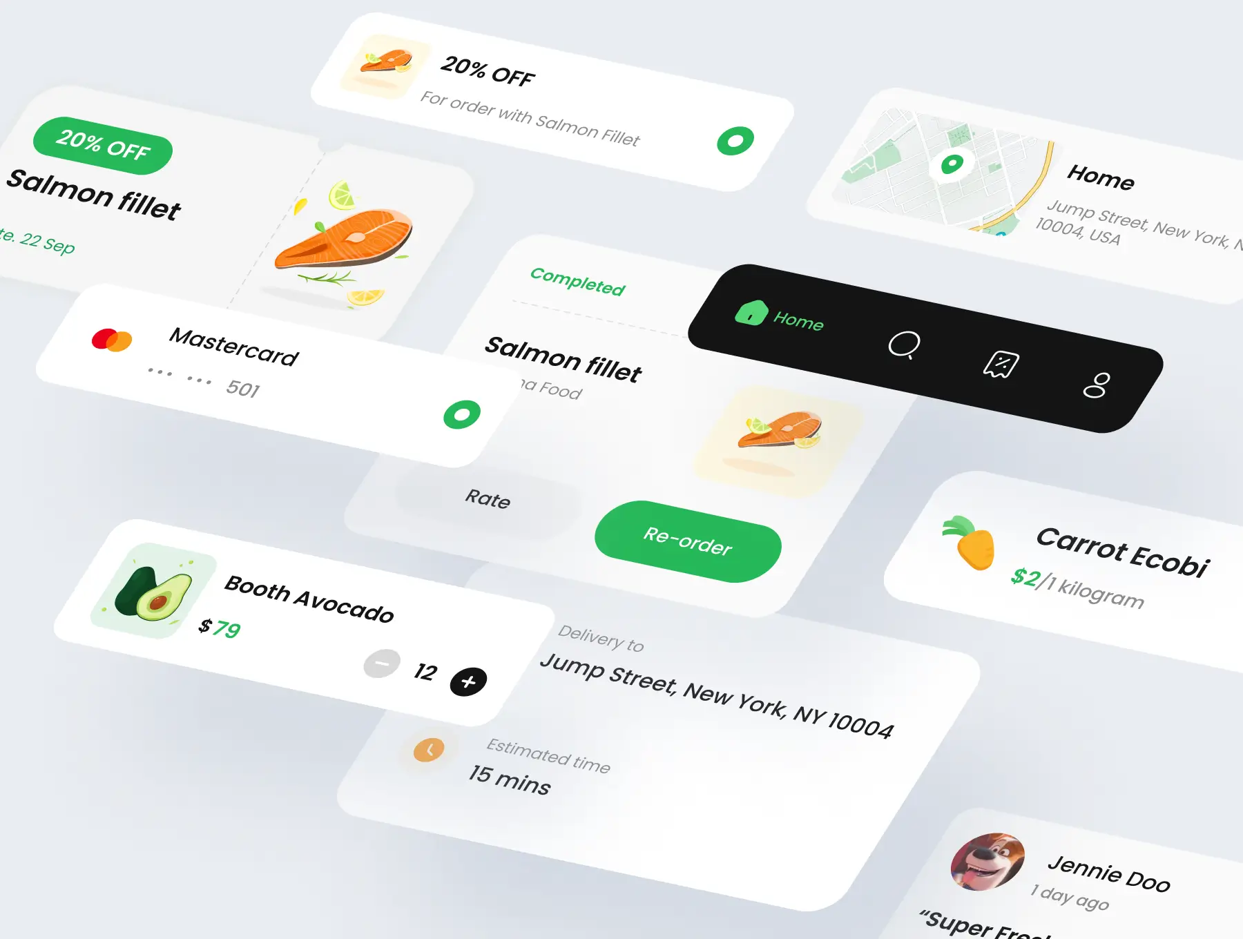 食品和配送UI套件外卖的Ecobi – Food & Delivery UI Kit插图5